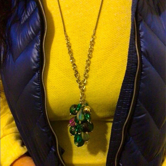 NWfT. Firstmeet. Purple Silver Long Necklace. - Picture 7 of 7